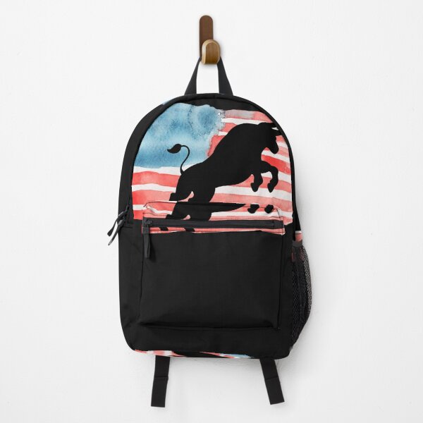 Item preview, American Flag Bull Riding Cowboy Patriotic Rodeo Bull Rider designed and sold by erozzz.