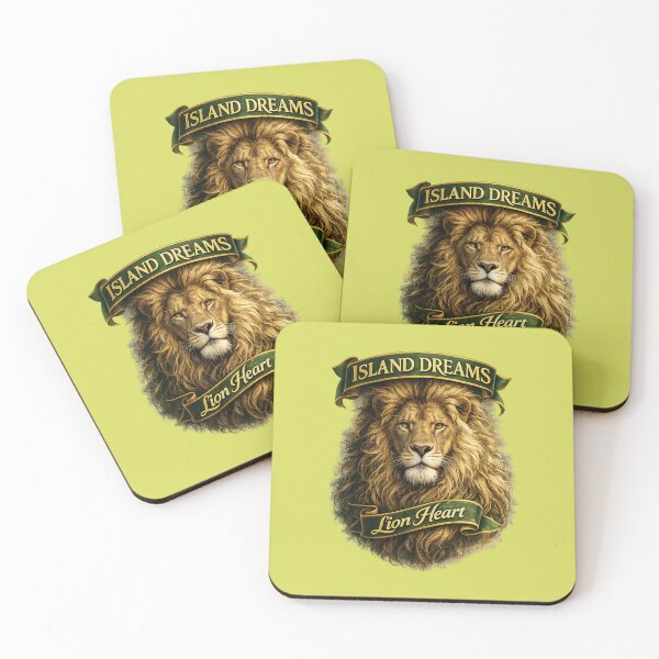 Item preview, Island Dreams – Lion Heart Affirmation designed and sold by Inspirational Jamaican.