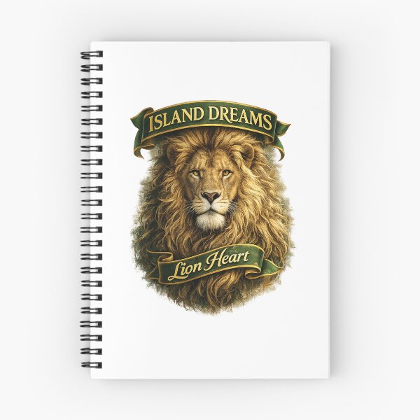 Item preview, Island Dreams – Lion Heart Affirmation designed and sold by Inspirational Jamaican.