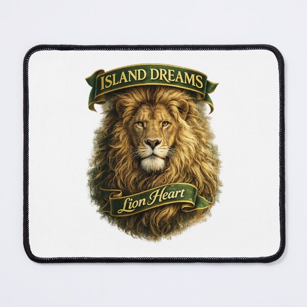Item preview, Island Dreams – Lion Heart Affirmation designed and sold by Inspirational Jamaican.