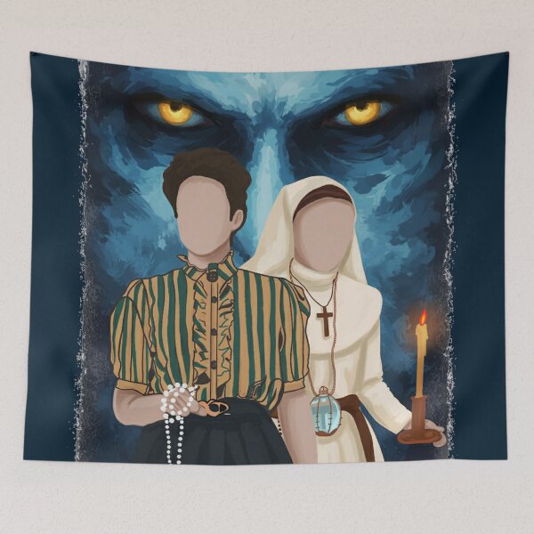 Item preview, Valak Gaze The Nun & The Conjuring Fan Art designed and sold by Pontoart.