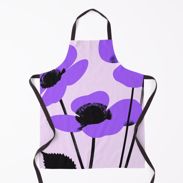 Item preview, Glam Art Deco Purple Floral Composition designed and sold by joycrysstudio.