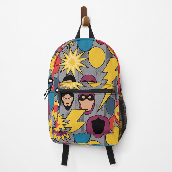 Item preview, Bold Comic Book Superhero Seamless Pattern designed and sold by Midnight Veil Designs.