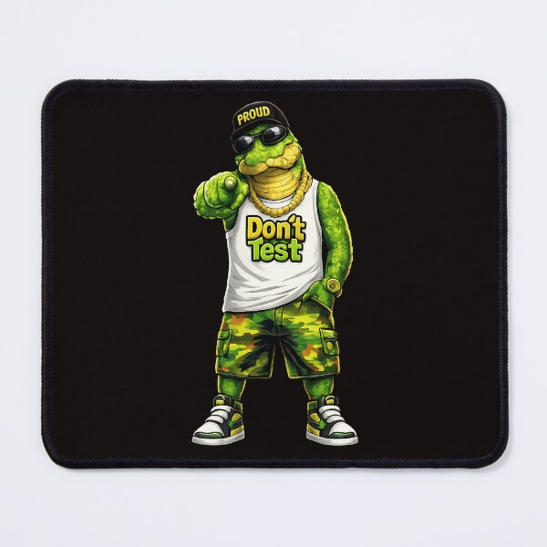 Item preview, Don’t Test – Island Attitude Crocodile Design designed and sold by Inspirational Jamaican.