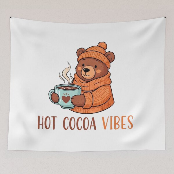 Item preview, Hot Cocoa Vibes Bear designed and sold by Pollock.