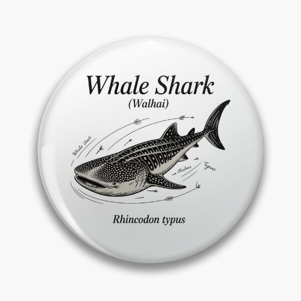 Item preview, Walhai - Whale Shark Vintage – Rhincodon typus Ocean Marine designed and sold by JessArty ⭐⭐⭐⭐⭐.