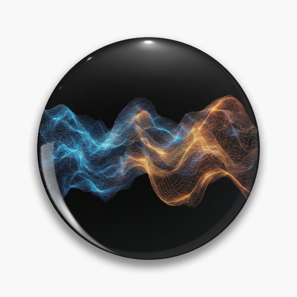 Item preview, Abstract Neon Particle Soundwave Frequencies designed and sold by BassLineDesign.