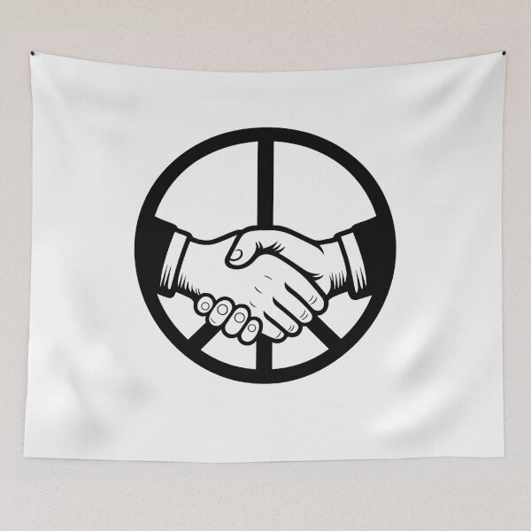 Item preview, Unity Wins – Peace Handshake designed and sold by thesmilngnature.