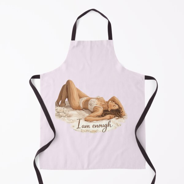Item preview, I Am Enough – Soft Feminine Self Love Illustration designed and sold by Aura.Creative.