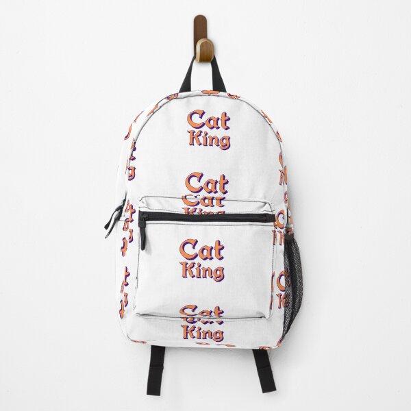 Item preview, Cat King in Orange Medieval Typography designed and sold by Memes N Lore .