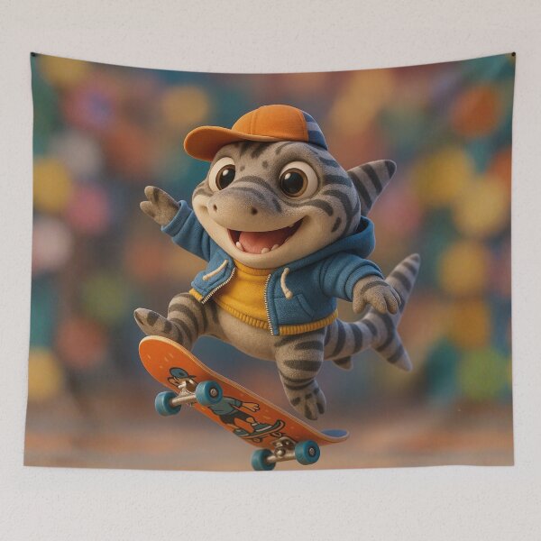 Item preview, Skater Pyjama Shark designed and sold by Sillytoe.
