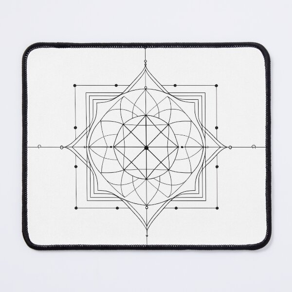 Item preview, Minimal Thai Sacred Geometry Mandala – Thai Style Line Art Spiritual Design designed and sold by ArtnarongDesign.
