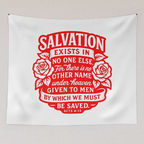Item preview, Acts 4:12 Salvation Exists In No One Else designed and sold by plushism.