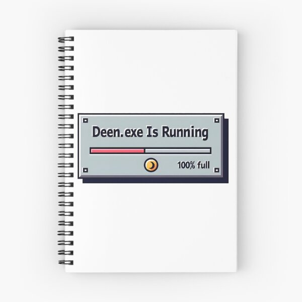Item preview, Deen.exe Is Running 100% Muslim T-Shirt | Retro Tech Islamic Streetwear Tee for Urban Faith Youth designed and sold by Vajid Designs .