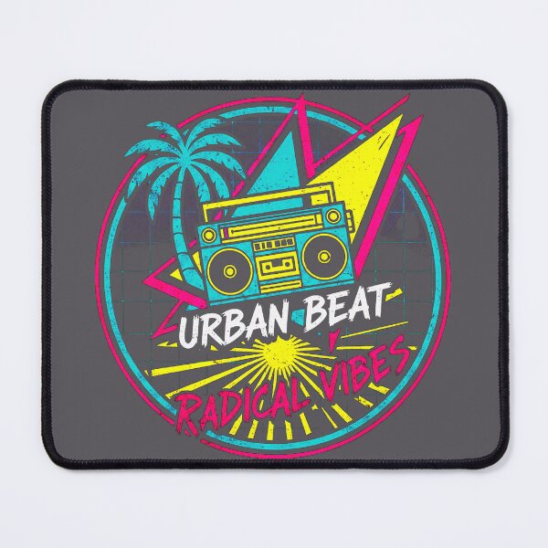 Item preview, Urban Beat Radical Vibes - Retro 80s Synthwave Boombox Art designed and sold by Dimu Co..