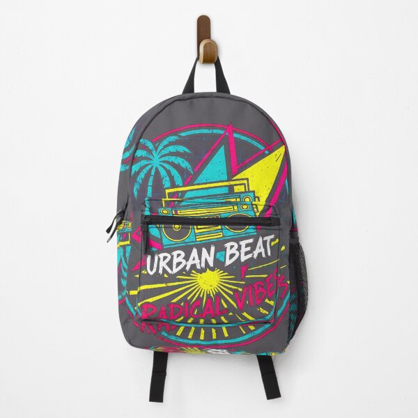 Item preview, Urban Beat Radical Vibes - Retro 80s Synthwave Boombox Art designed and sold by Dimu Co..