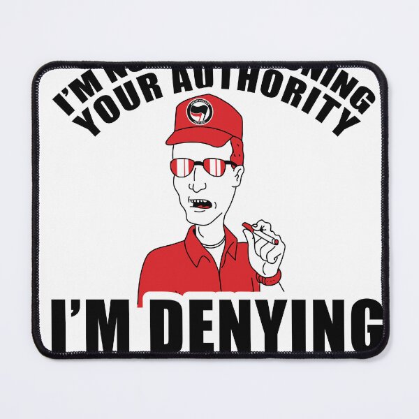 Item preview, i'm not questioning your authority (antifa) designed and sold by remerasnerdas.