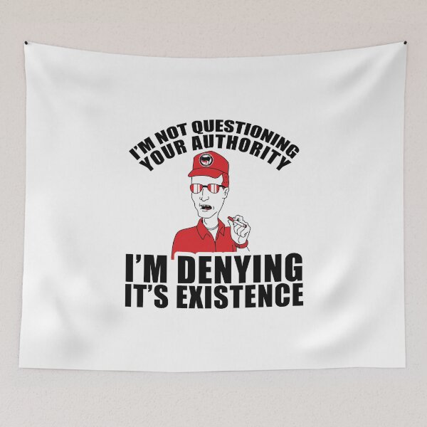 Item preview, i'm not questioning your authority (antifa) designed and sold by remerasnerdas.