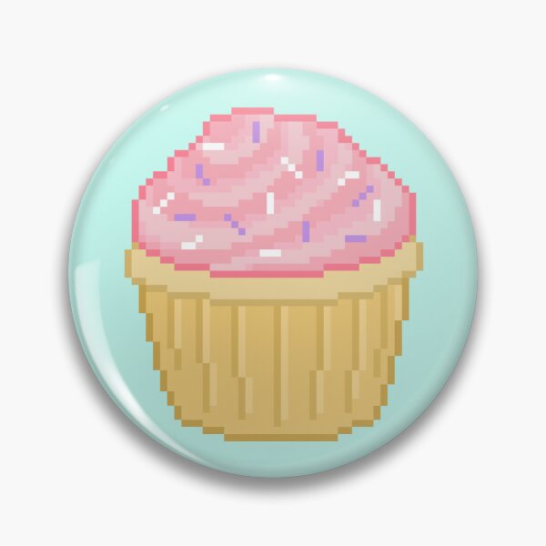 Aperçu de l'œuvre Cupcake 8 bits créée et vendue par synesthetick.