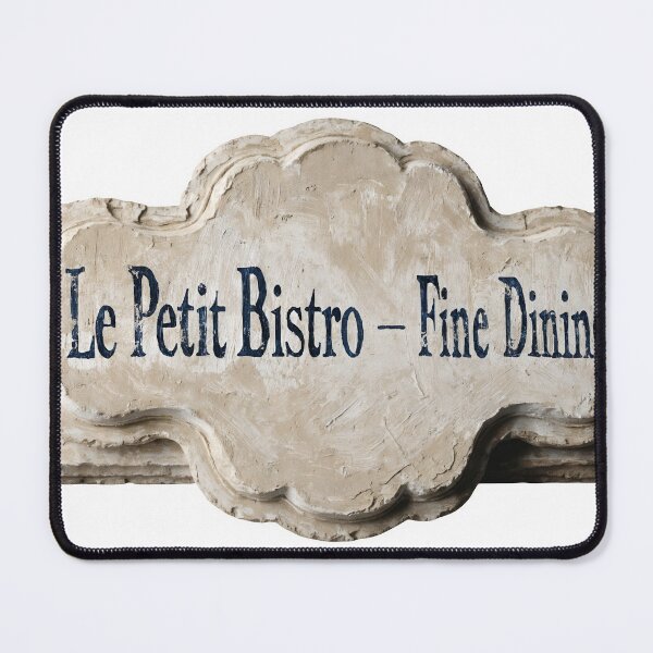 Item preview, Vintage fine dining bistro sign with elegant classic design designed and sold by Creative88Art.