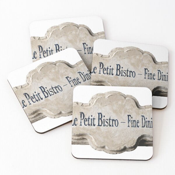Item preview, Vintage fine dining bistro sign with elegant classic design designed and sold by Creative88Art.