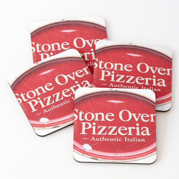 Item preview, Vintage cracked red stone oven pizzeria sign with authentic Italian text designed and sold by Creative88Art.