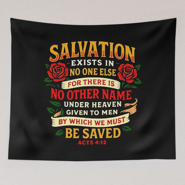 Item preview, Acts 4:12 Salvation Exists In No One Else designed and sold by plushism.