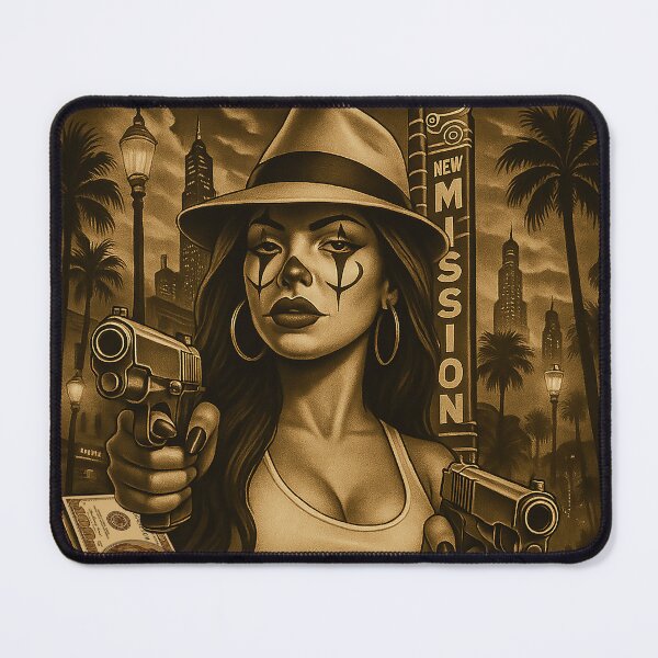 Item preview, La Mission Reina – Vintage Bay Area Street Queen designed and sold by DyfunctionalTee.