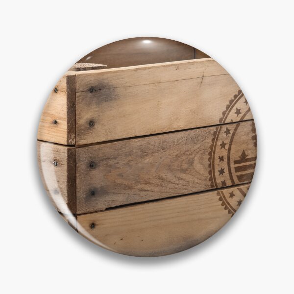 Item preview, Rustic wooden crate with tree logo for storage and shipping designed and sold by Creative88Art.