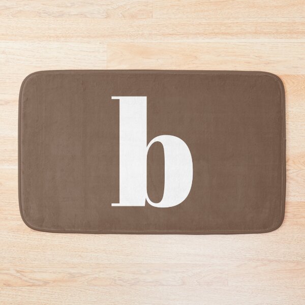 Item preview, Letter B Monogram Phone Case Mocha Brown Gift, Modern Script Letter B Blanket Cozy Birthday Gift, Mocha Brown Initial B Journal Graduation Gift, Elegant Letter B Decorative Pillow Wedding Gift designed and sold by Noe Mill.