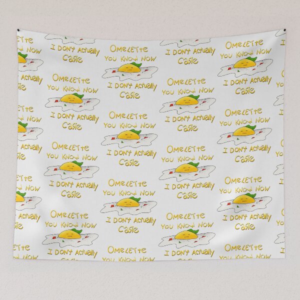 Item preview, Omelette You Know Now - I Don't Actually Care Funny Egg Pun designed and sold by TheArtOfTreble.