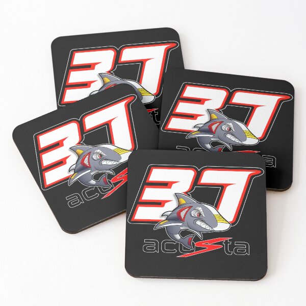 Item preview, Pedro Acosta #37 3D Shark RED KTM MotoGP Tiburon Name Logo Black designed and sold by Fan Art Station .