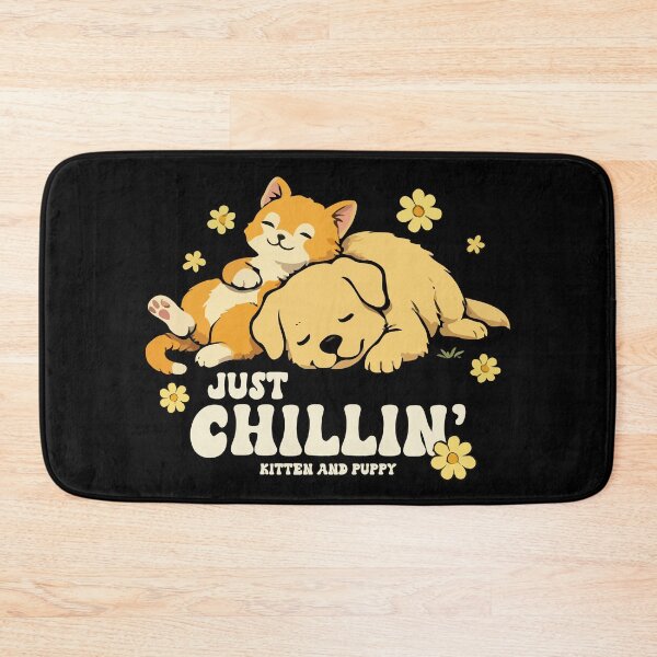 Item preview, Just Chillin' Kitten and Puppy designed and sold by wingstar.