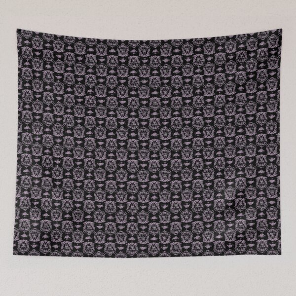 Item preview, Antique Furniture Decorations Checker Mauve & Black designed and sold by Digitalmyth's Designs.