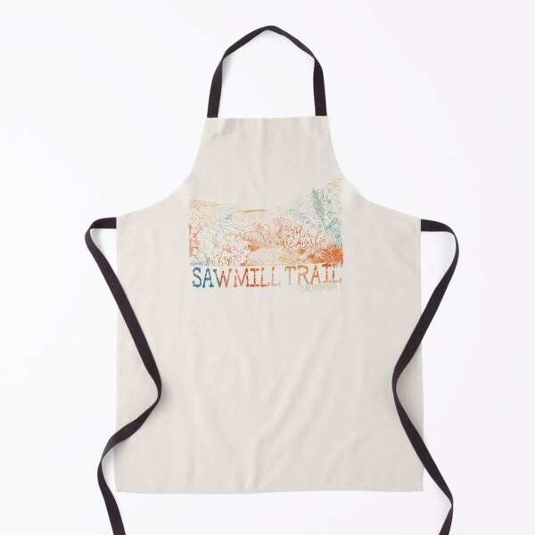 Item preview, Sawmill Trail California - Vintage Hiking Landscape Illustration designed and sold by TheArtOfTreble.