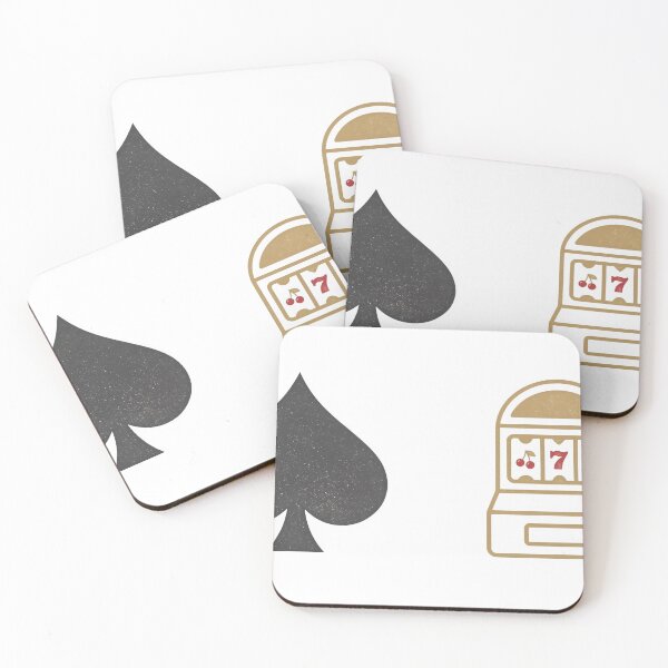 Item preview, Spade suit card and slot machine with cherries and sevens designed and sold by Creative88Art.