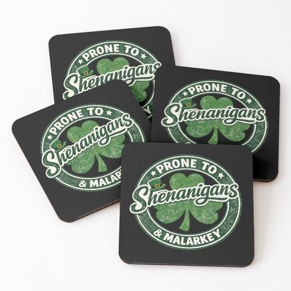 Item preview, Prone to Shenanigans and Malarkey Funny St Patricks Day designed and sold by Ali-printshop.