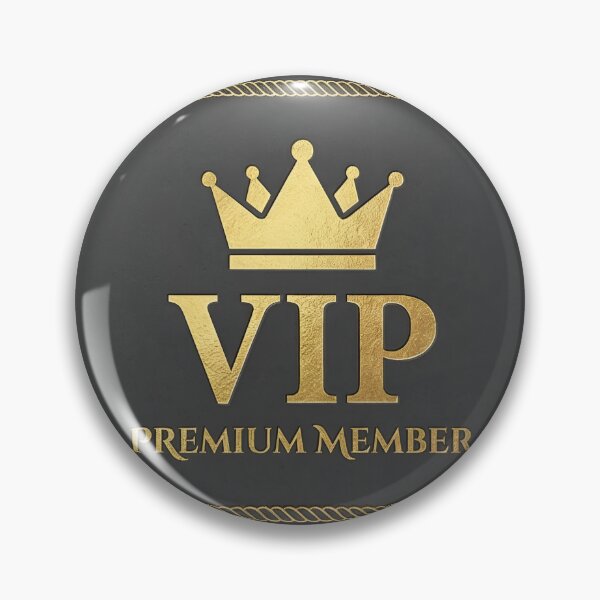 Item preview, VIP premium membership card with golden crown and rope design designed and sold by Creative88Art.