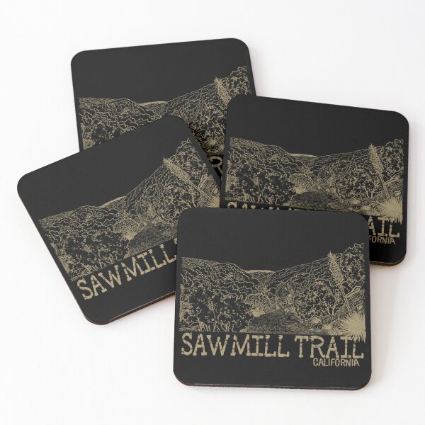 Item preview, Sawmill Trail California - Dark Night Hiking Landscape Art designed and sold by TheArtOfTreble.