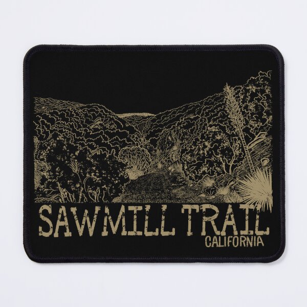 Item preview, Sawmill Trail California - Dark Night Hiking Landscape Art designed and sold by TheArtOfTreble.