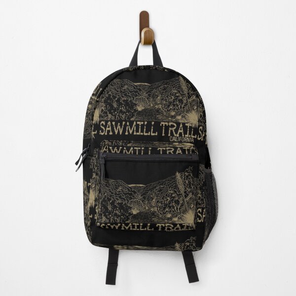 Item preview, Sawmill Trail California - Dark Night Hiking Landscape Art designed and sold by TheArtOfTreble.