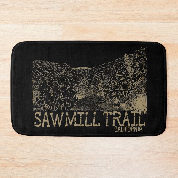 Item preview, Sawmill Trail California - Dark Night Hiking Landscape Art designed and sold by TheArtOfTreble.