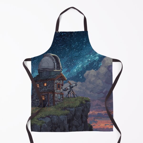 Item preview, Pixel Art Observatory on Starry Cliff designed and sold by Rtymer.
