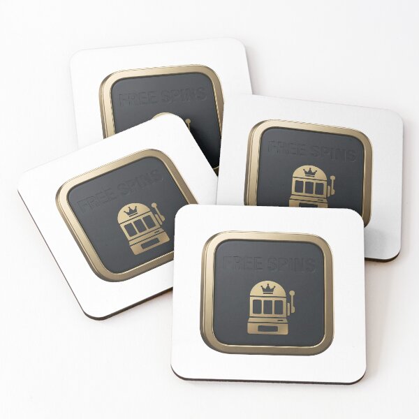 Item preview, Golden slot machine with free spins offer for casino games designed and sold by Creative88Art.