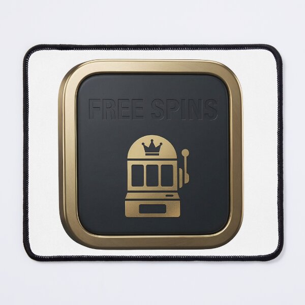 Item preview, Golden slot machine with free spins offer for casino games designed and sold by Creative88Art.