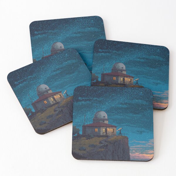 Item preview, Pixel Art Observatory on Starry Cliff designed and sold by Rtymer.