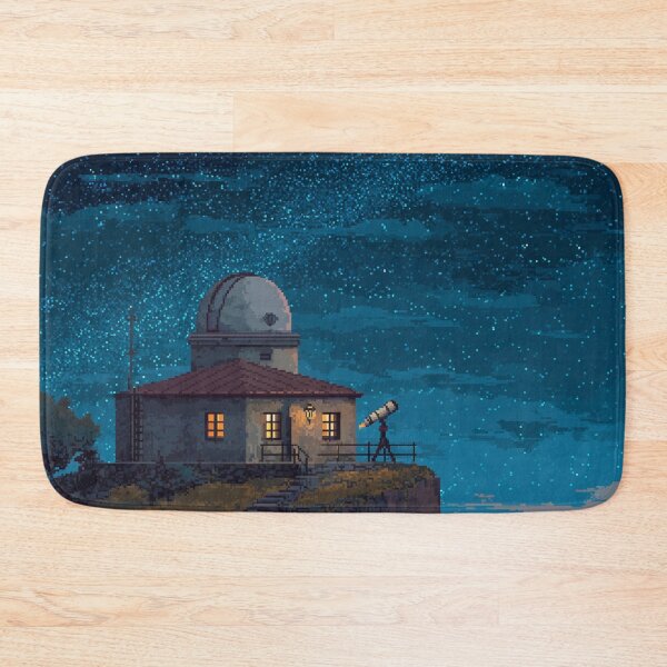 Item preview, Pixel Art Observatory on Starry Cliff designed and sold by Rtymer.