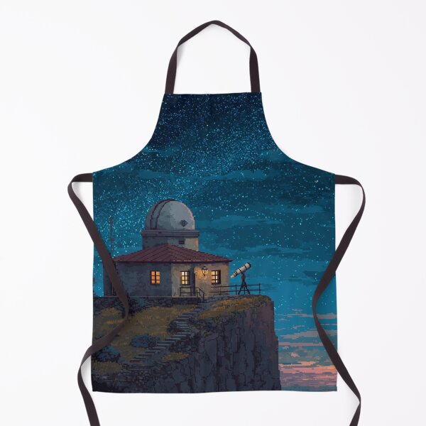 Item preview, Pixel Art Observatory on Starry Cliff designed and sold by Rtymer.