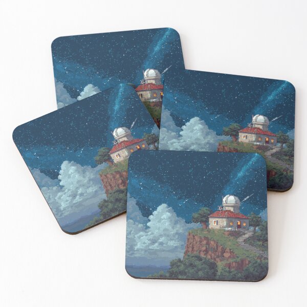 Item preview, Pixel Art Observatory on Starry Cliff designed and sold by Rtymer.