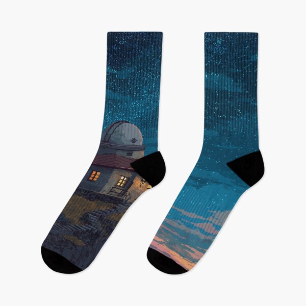 Item preview, Pixel Art Observatory on Starry Cliff designed and sold by Rtymer.